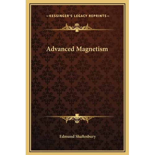 Advanced Magnetism