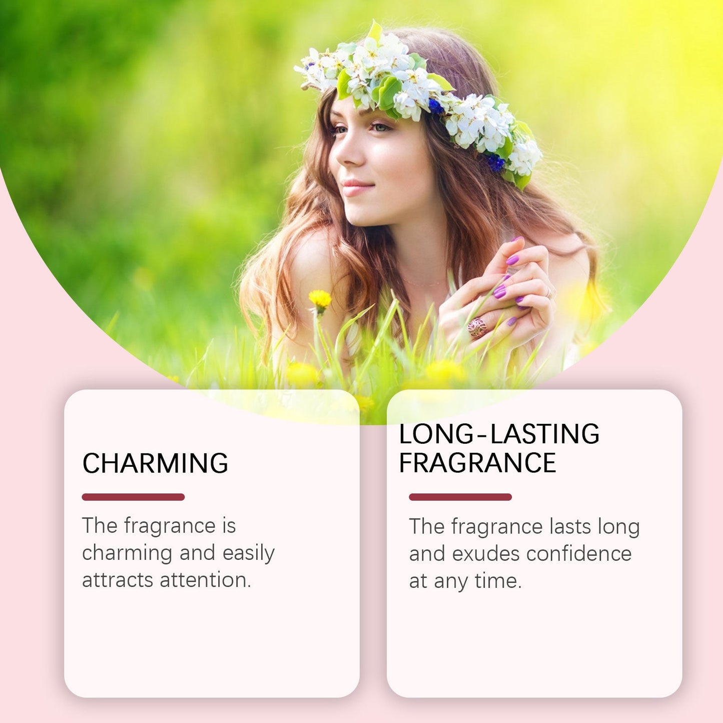 Elegant Perfume, Lasting Fragrance Portable Bergamot Rose Elegant And Fresh Exudes A Niche Aroma