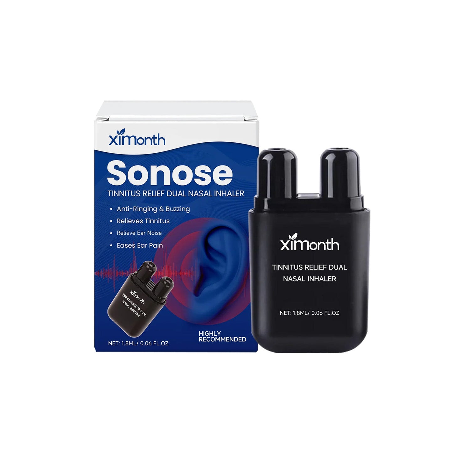 Ear Care Inhaler, Mint Nasal Tube And Gentle Ear Body Care Device