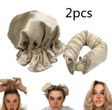 Heatless Cloth-Covered Curling Rod