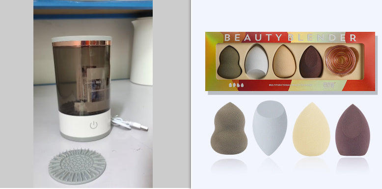 Electric Makeup Brush Cleaner USB Charging