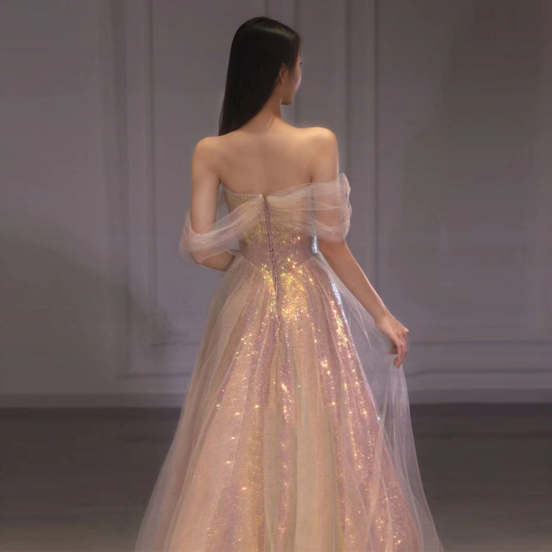 Mermaid Off-Shoulder Evening Dress