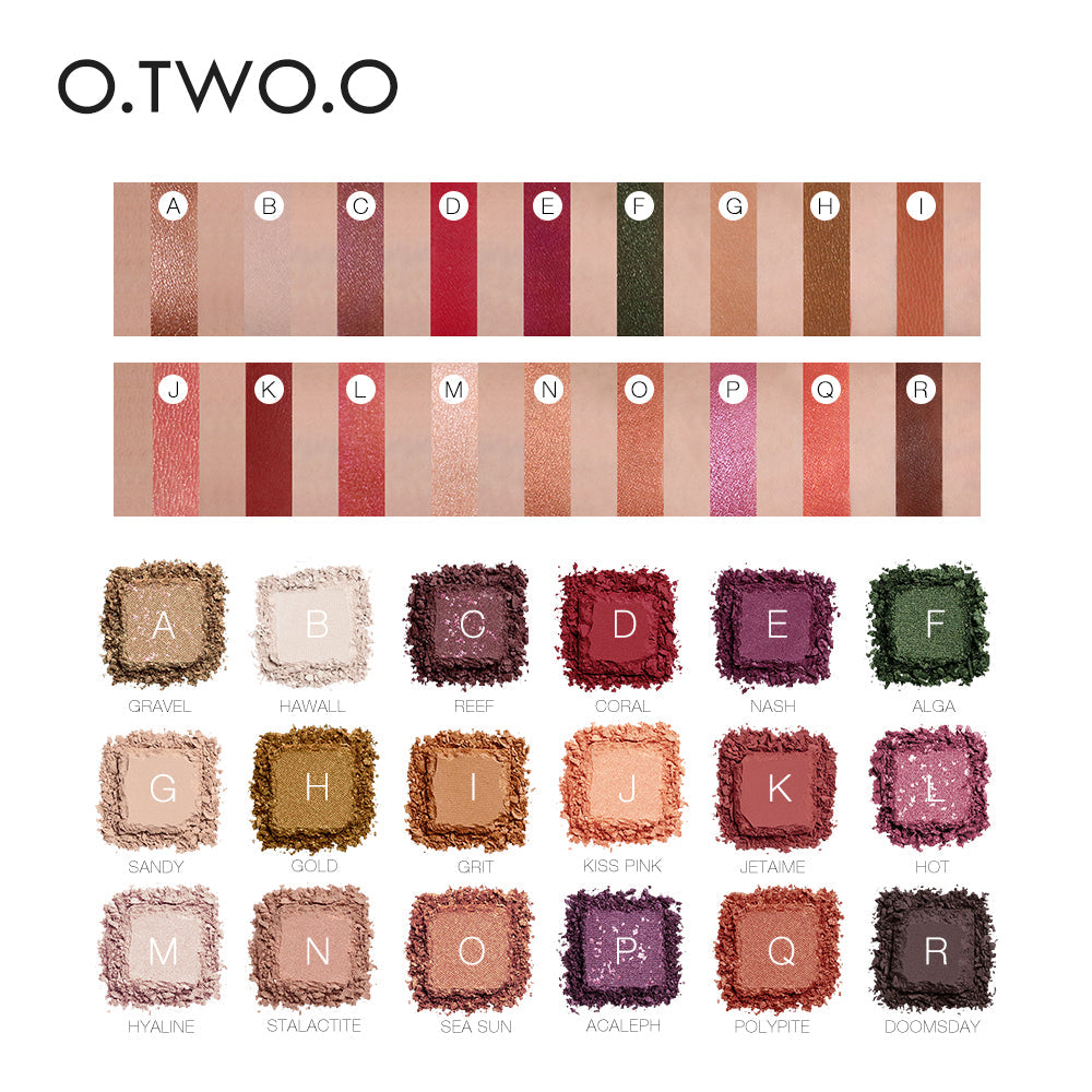 Beauty 18 Color Eye Shadow Plate Pearl Glitter Powder High Gloss Matte Multi Color Eye Shadow Plate Color Makeup
