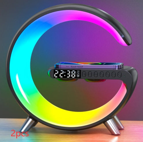 G Shaped LED Lamp with Bluetooth Speaker