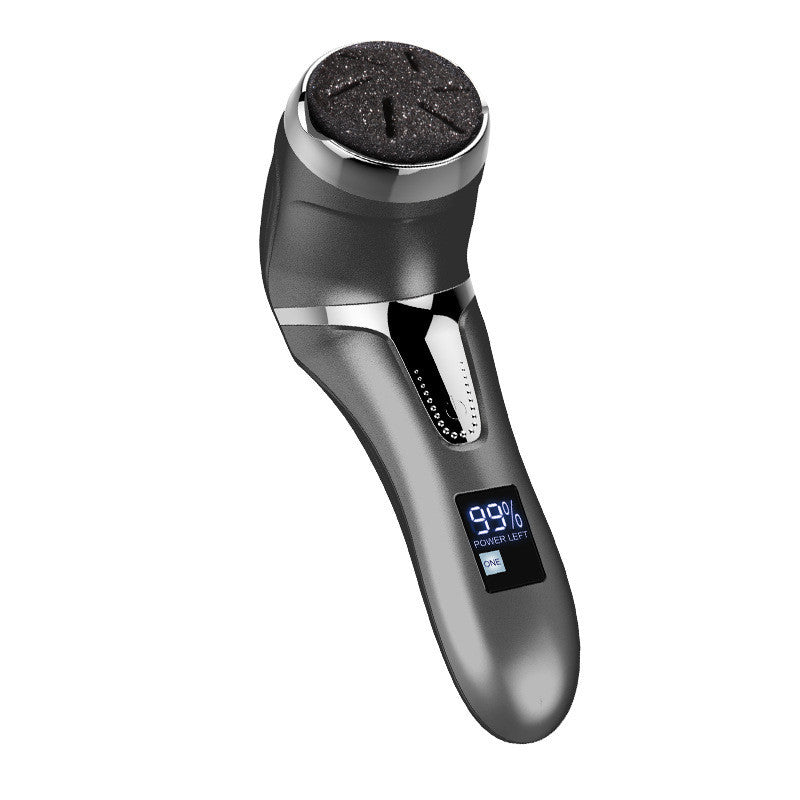 LCD Digital Display Electric Foot Scrubber Pedicure Device
