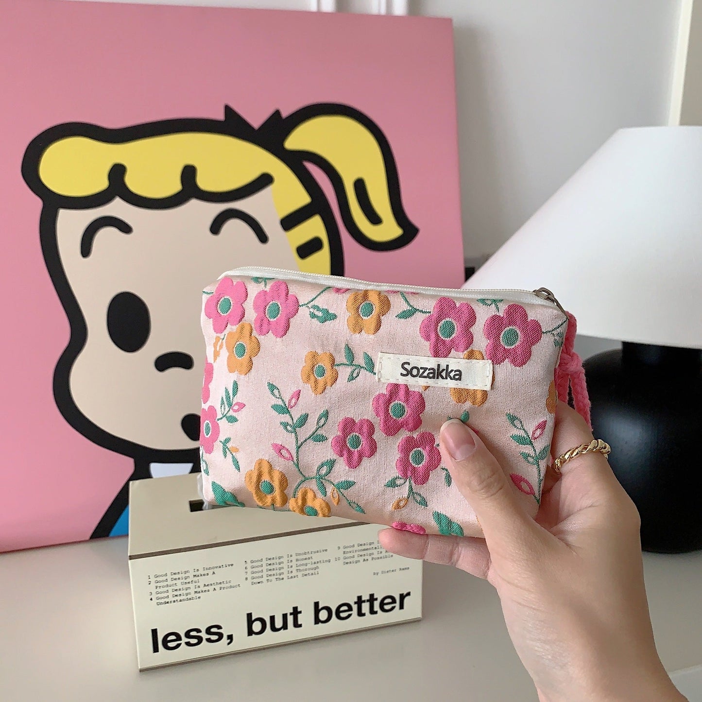 Female Cosmetic Bag Portable Coin Purse Wash Bag