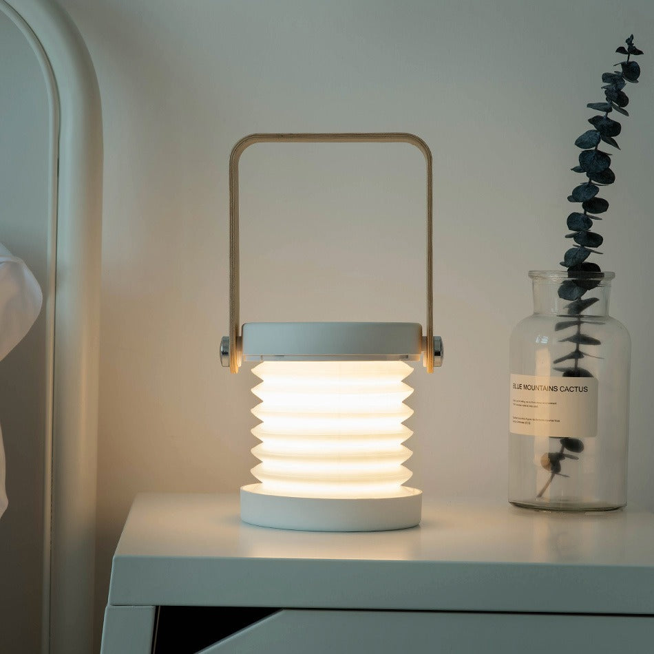 Lantern light night light retractable LED desk light foldable USB light