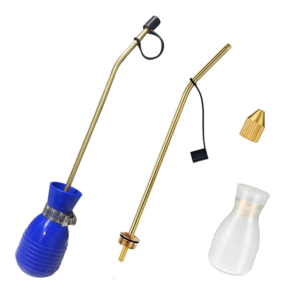 Blue White Spray Fine Powder Ball with Long tube For Plants and Garden Anywhere