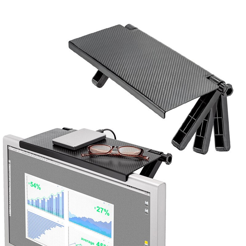 Durable TV Screen Caddy Screen Top Shelf Desktop Storage Rack Environmental Kit Stand TV Rack Display Shelf Storage Desk