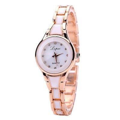 Elegant Ladies Round Dial Watch Bracelet