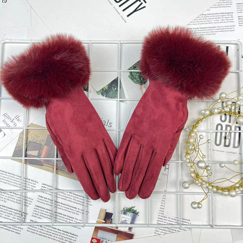Women's Winter Riding Fleece-Lined Gloves
