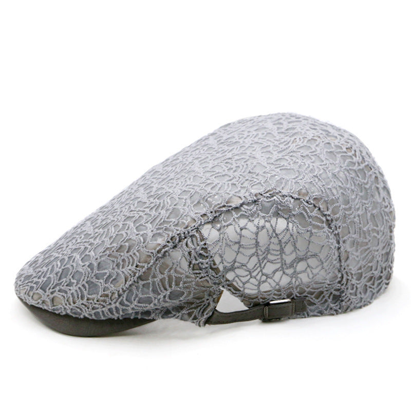 Lace Hard Gauze Beret Children's Casual Sun Hat