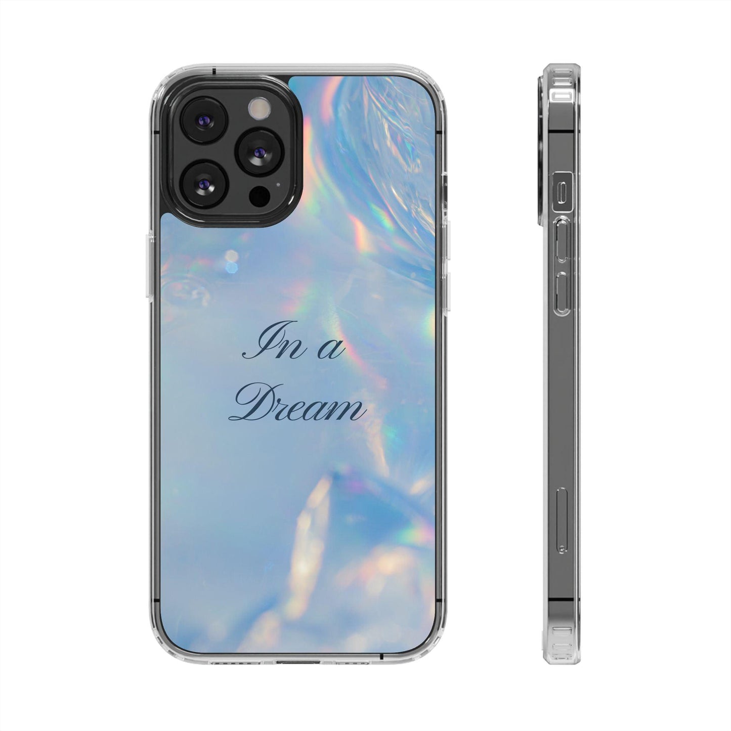 In a Dream Shinny Blue Clear Cases