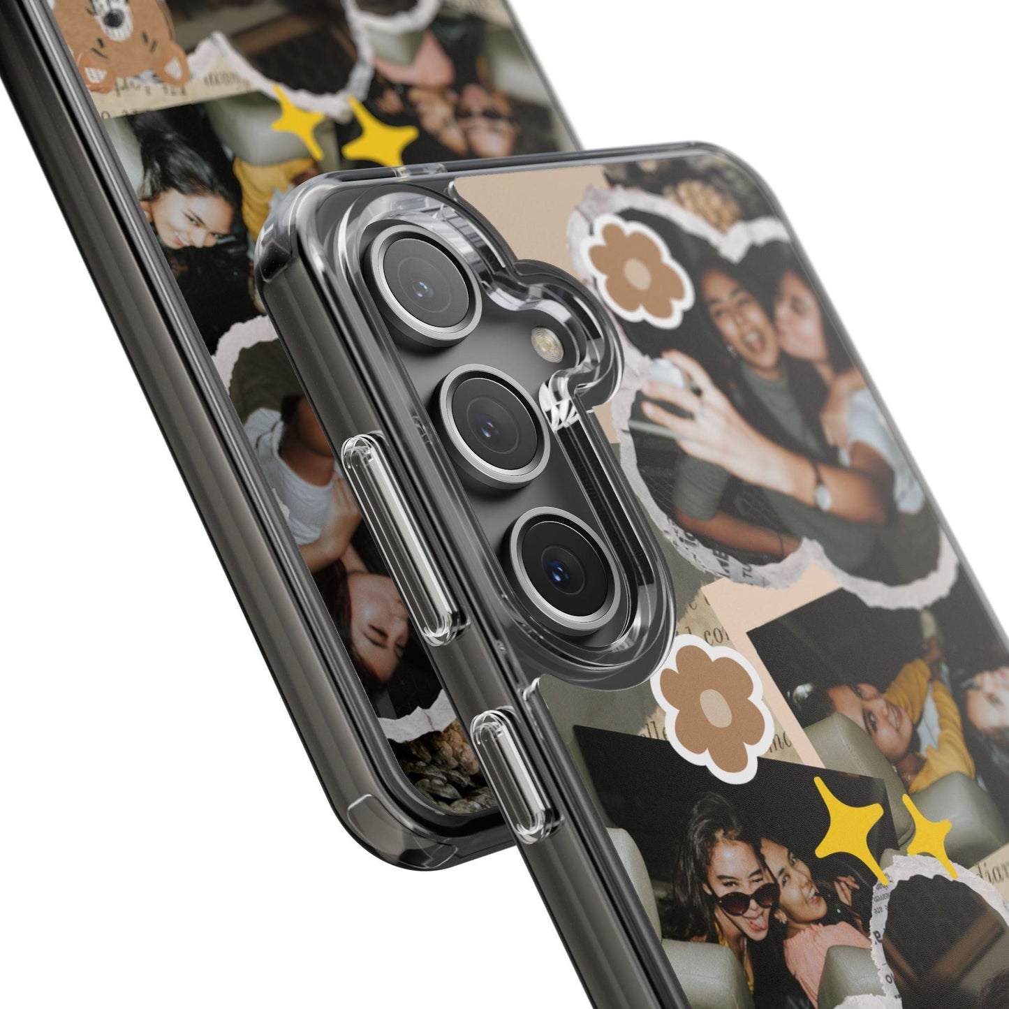 Memories In Retro Templet  Custom Printed Clear Cases
