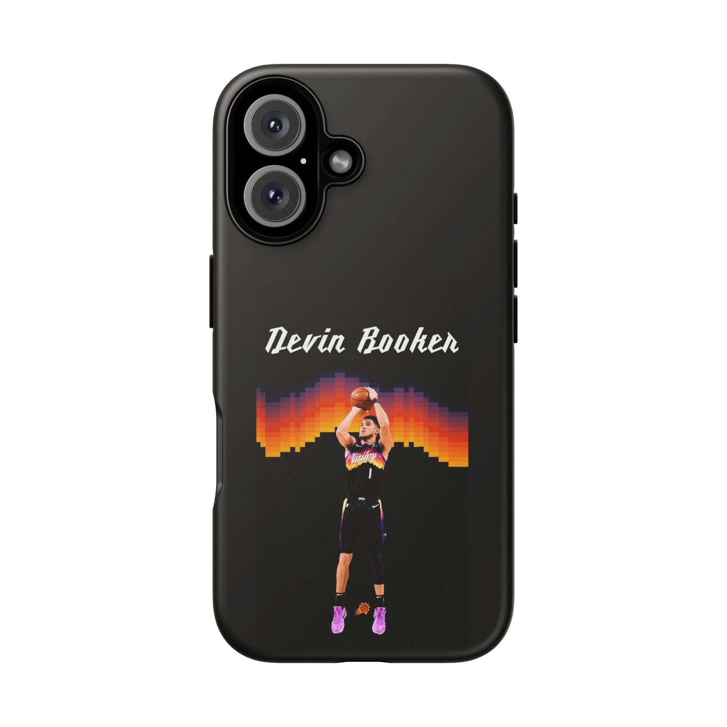 Devin Booker Precision Blaze Series – Dual-Layer ShockGuard Protection | Fits iPhone 8–16 Pro Max & Samsung Galaxy S10–S25 Ultra