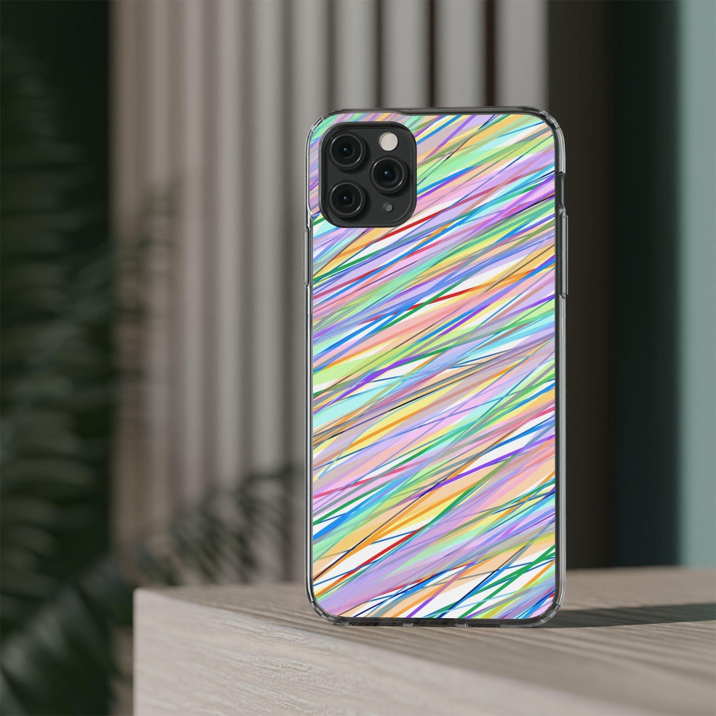 Threads Of Colors Clear Case