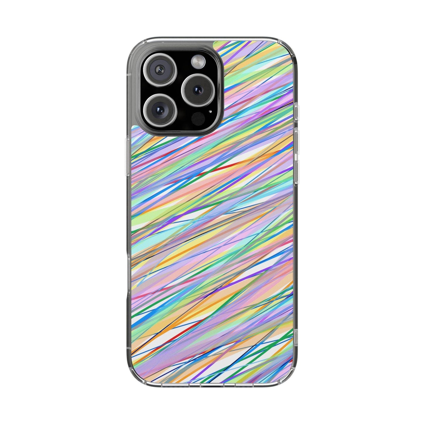 Threads Of Colors Clear Case