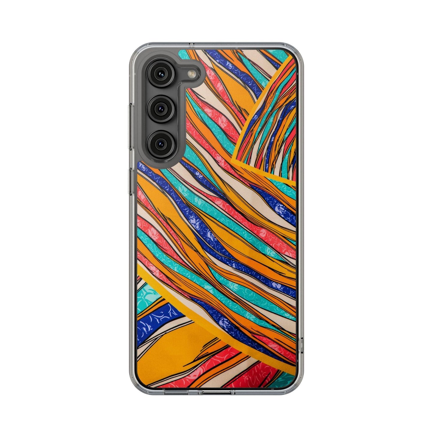 Clear Cases Stripes of  Powerful Colors