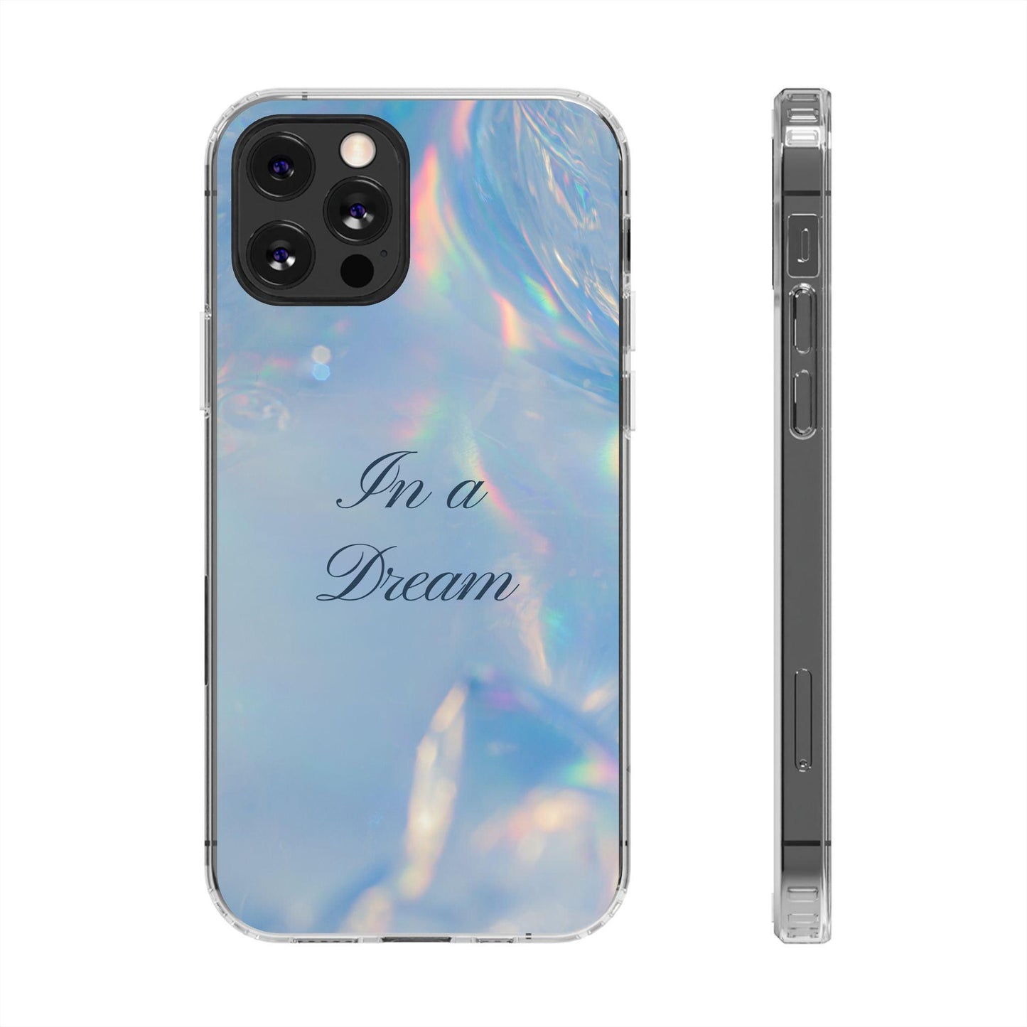 In a Dream Shinny Blue Clear Cases