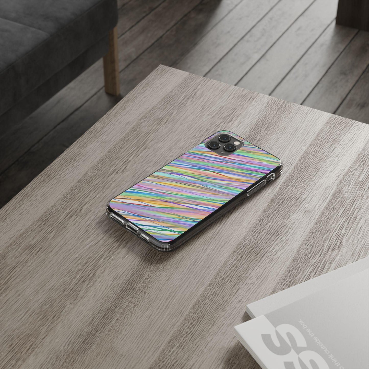 Threads Of Colors Clear Case