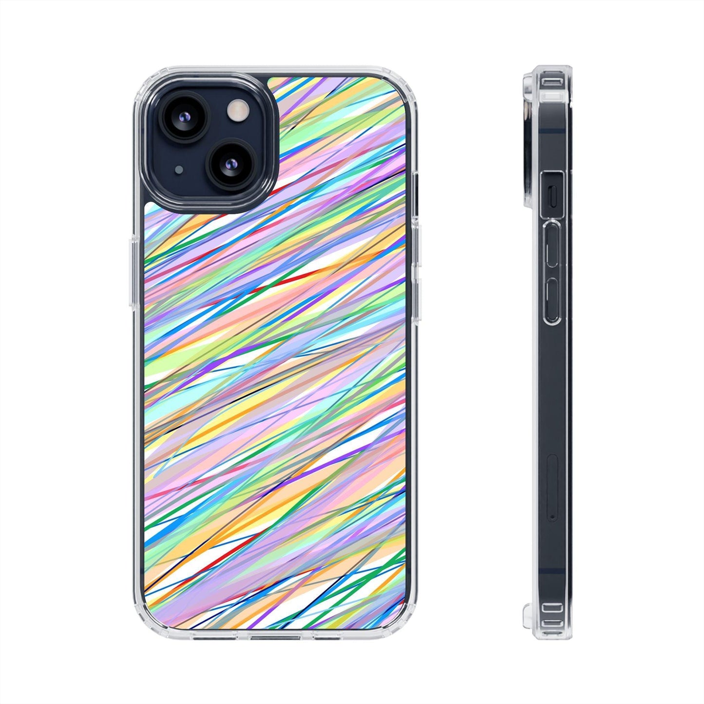 Threads Of Colors Clear Case