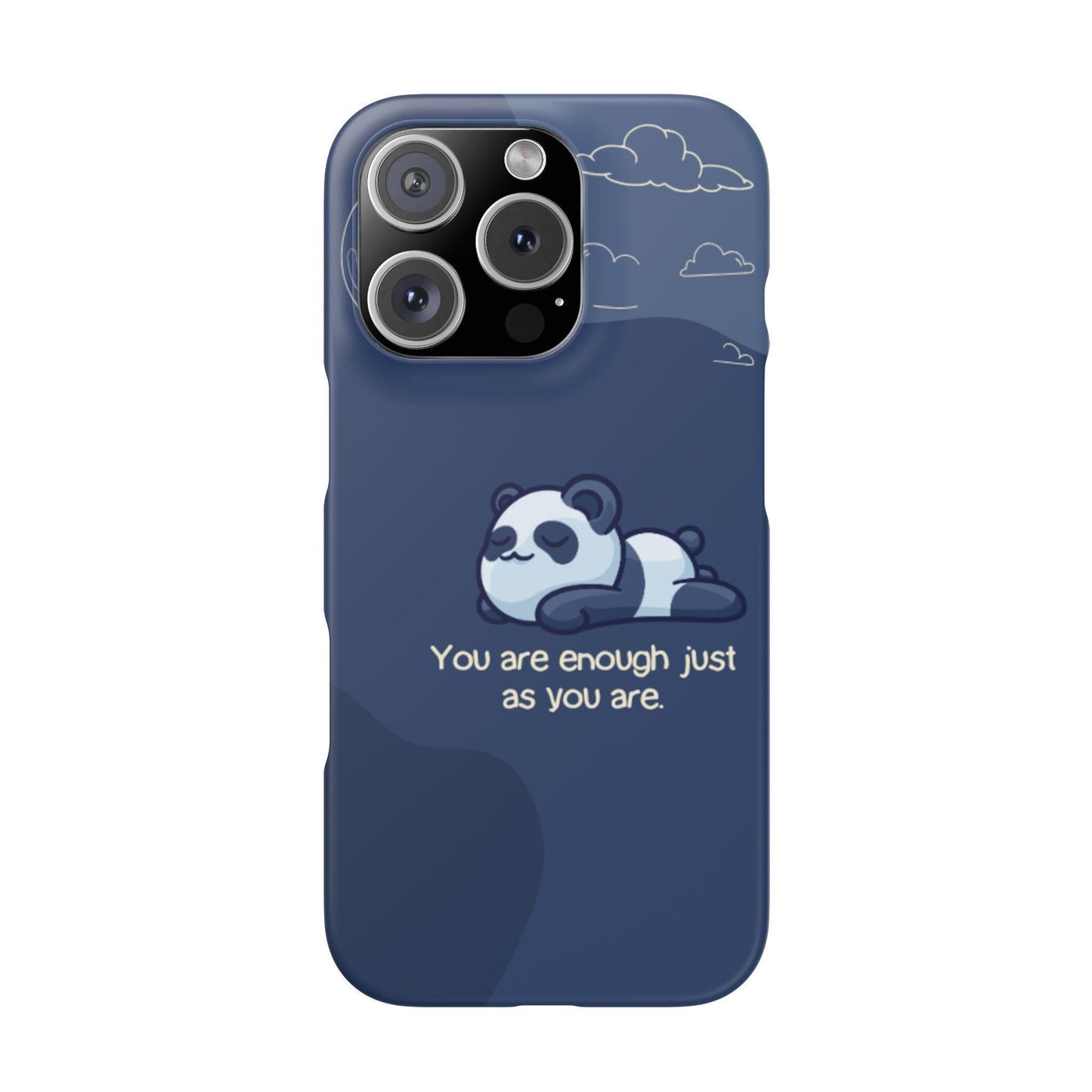 Panda Dreams Phone Case – Cozy Vibes & Inspiring Words