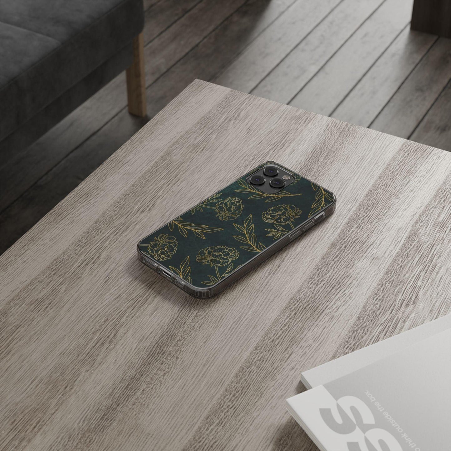 Floral Pattern Clear Cases