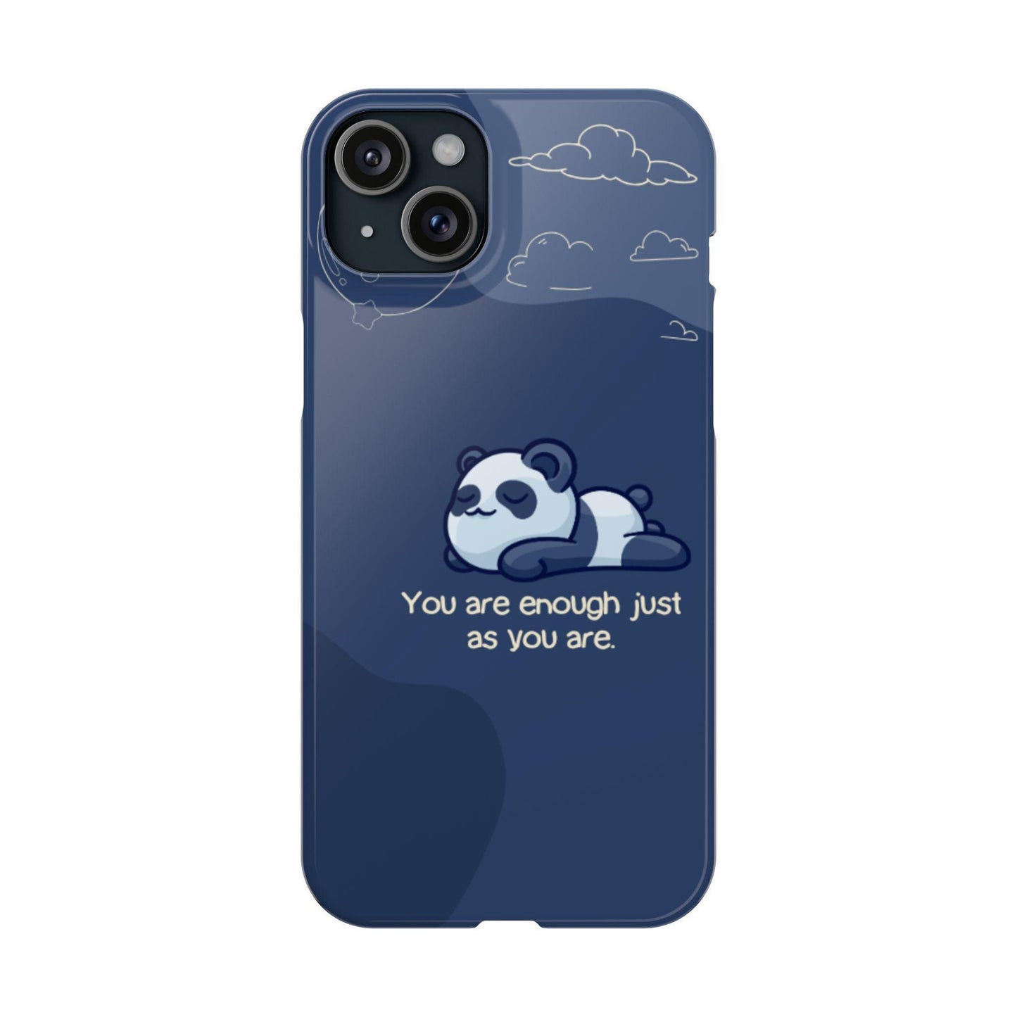 Panda Dreams Phone Case – Cozy Vibes & Inspiring Words