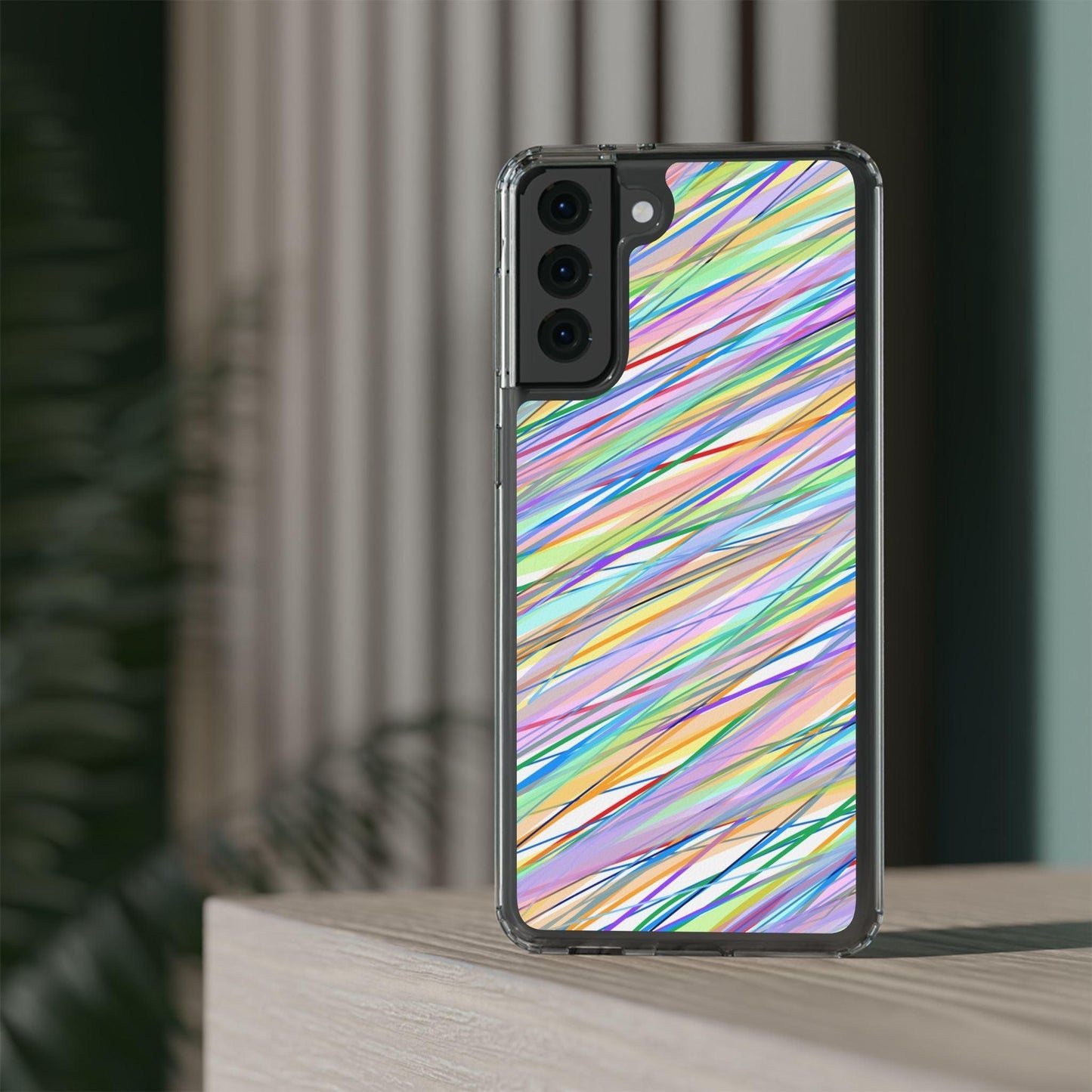 Threads Of Colors Clear Case