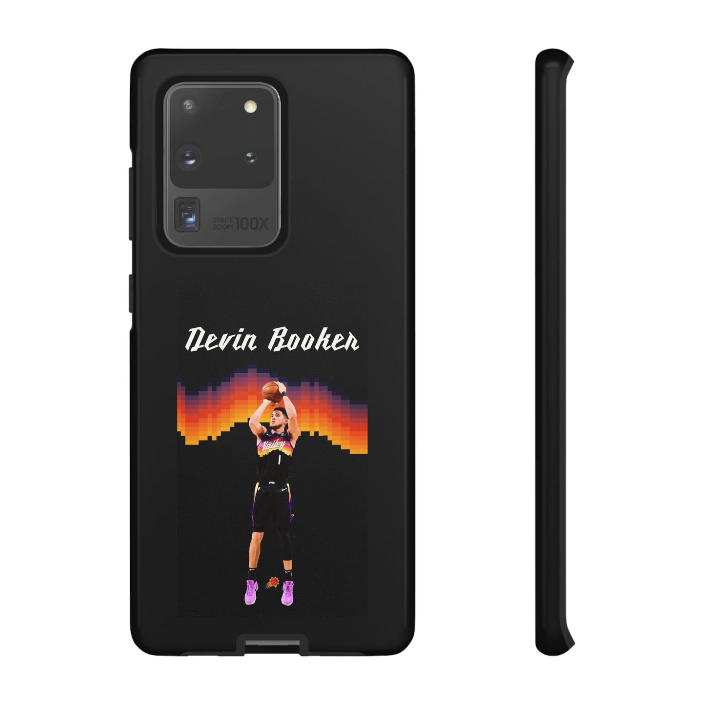 Devin Booker Precision Blaze Series – Dual-Layer ShockGuard Protection | Fits iPhone 8–16 Pro Max & Samsung Galaxy S10–S25 Ultra