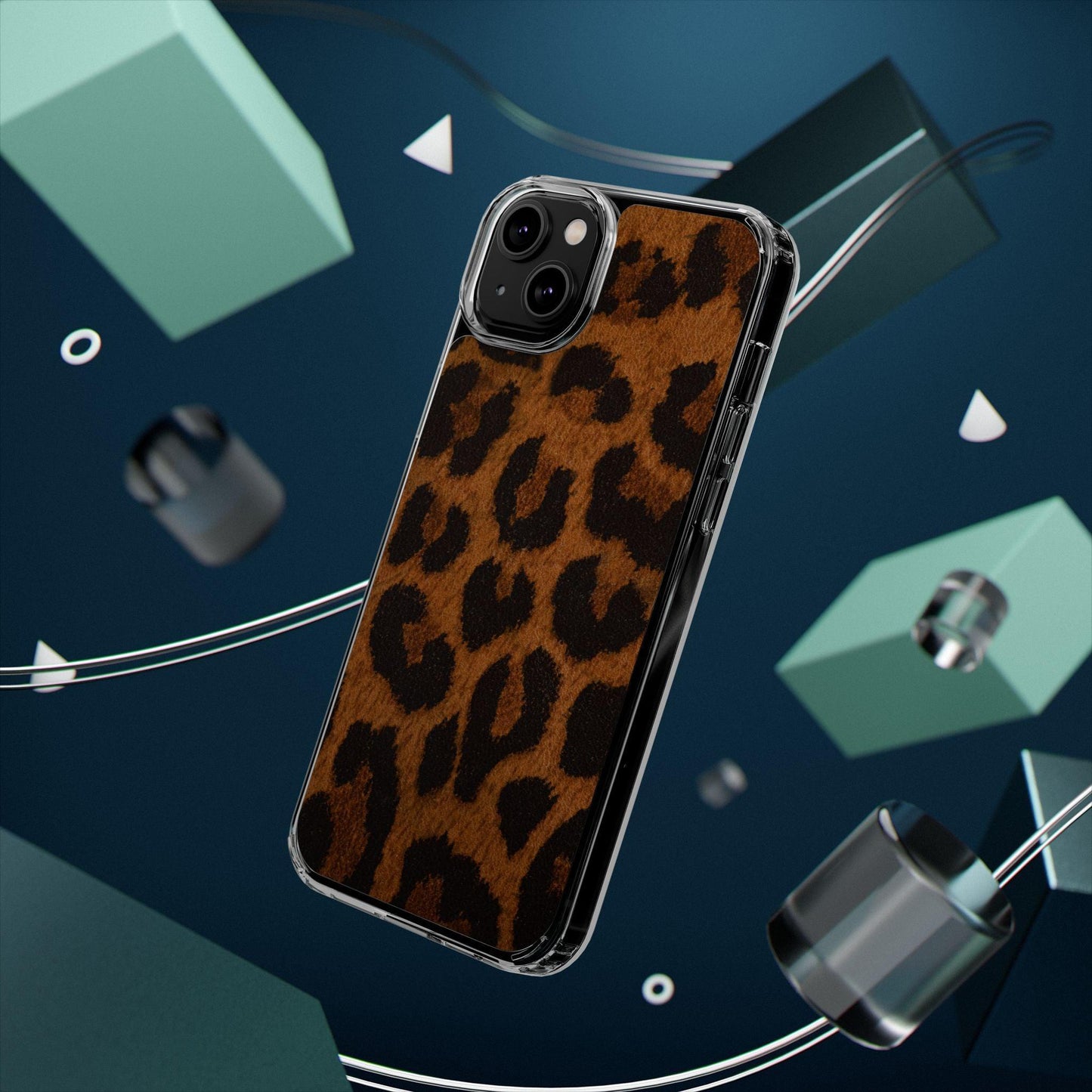 Clear Cases Cheeta Print