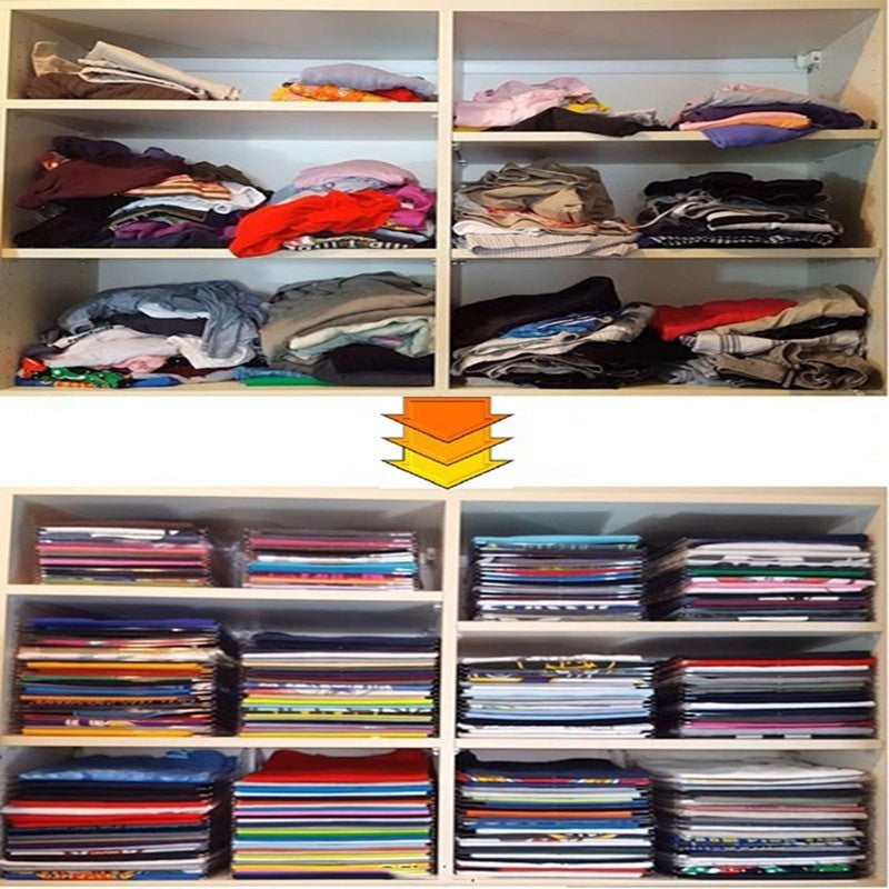10 Layer Clothes Storage Fold Board Organizer