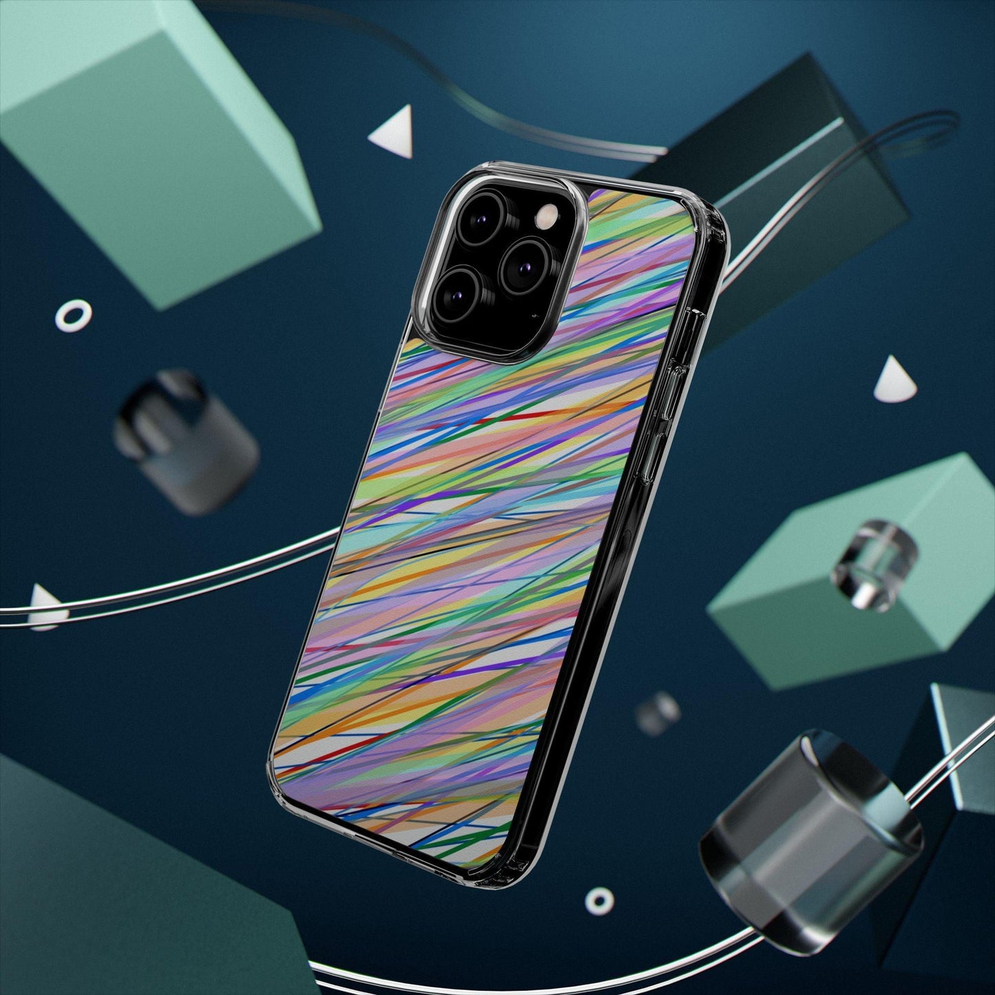 Threads Of Colors Clear Case