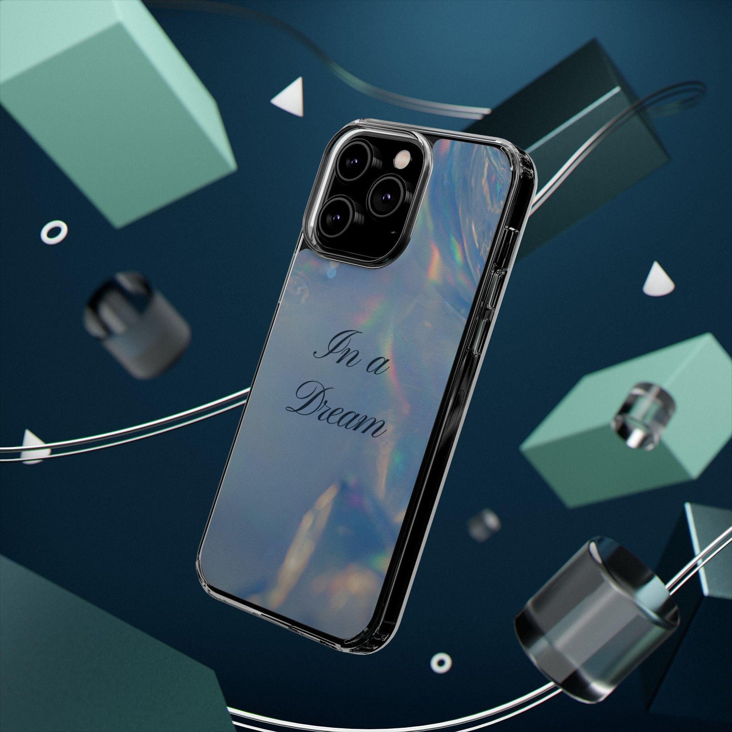 In a Dream Shinny Blue Clear Cases