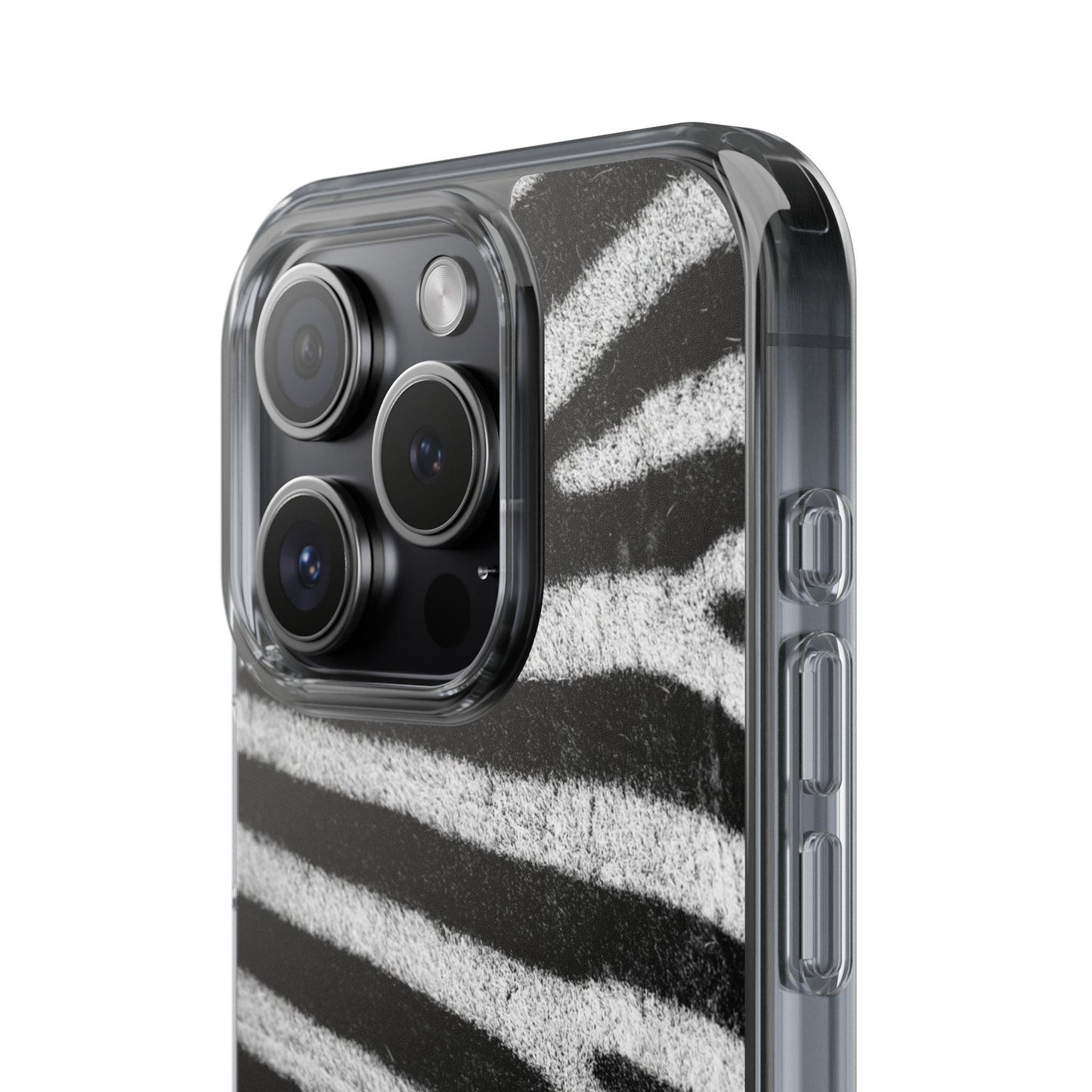 Clear Cases Black and White Zebra Stripes