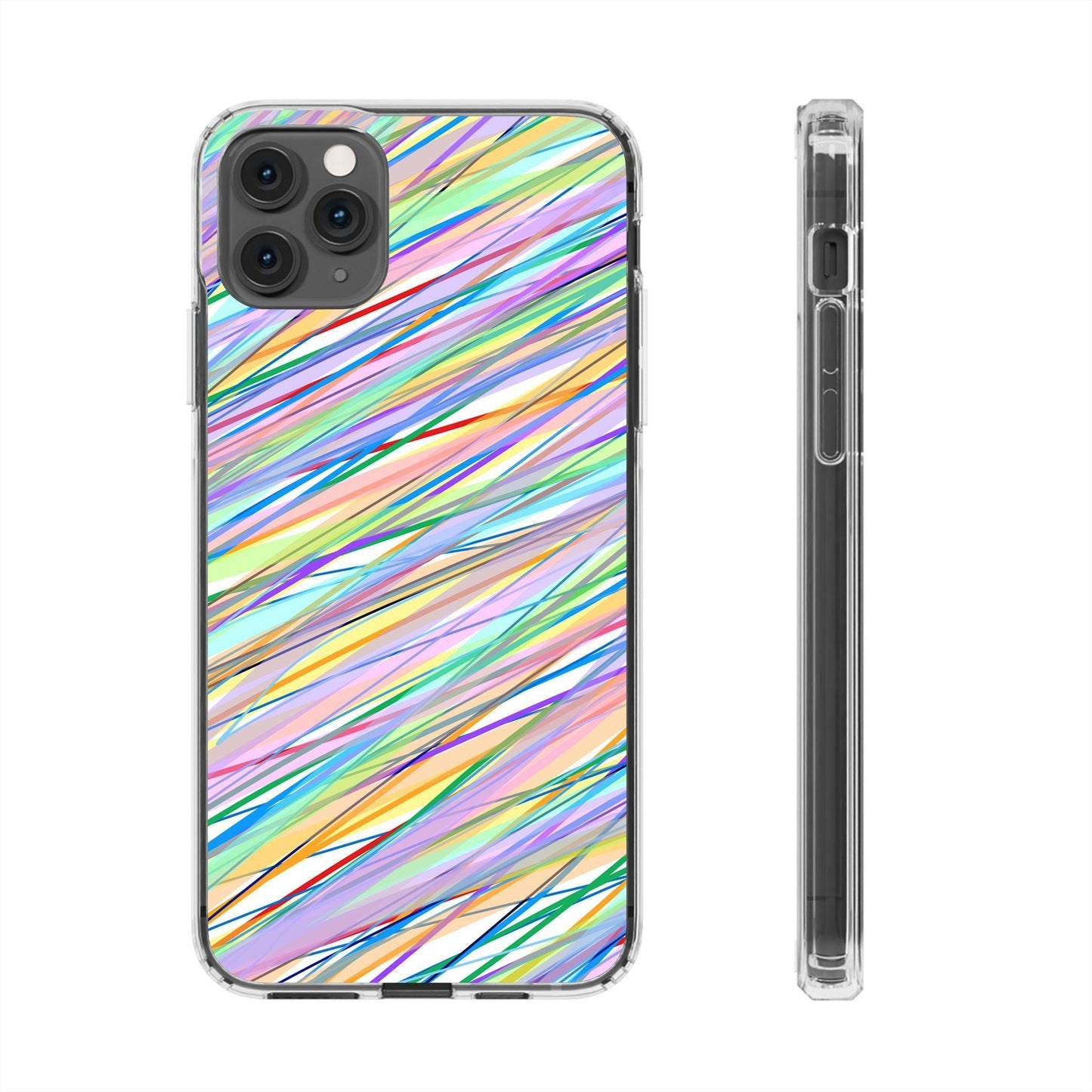Threads Of Colors Clear Case