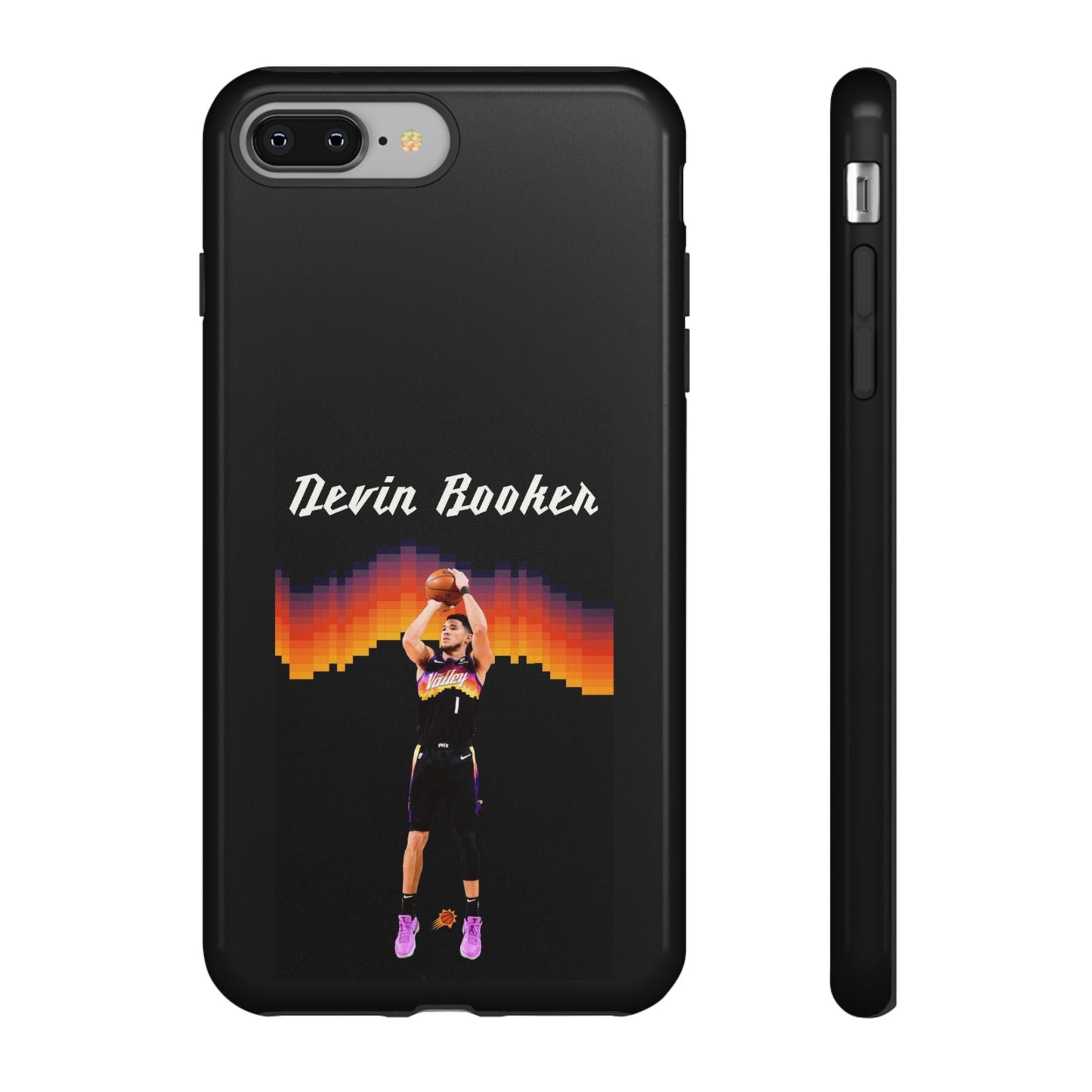 Devin Booker Precision Blaze Series – Dual-Layer ShockGuard Protection | Fits iPhone 8–16 Pro Max & Samsung Galaxy S10–S25 Ultra