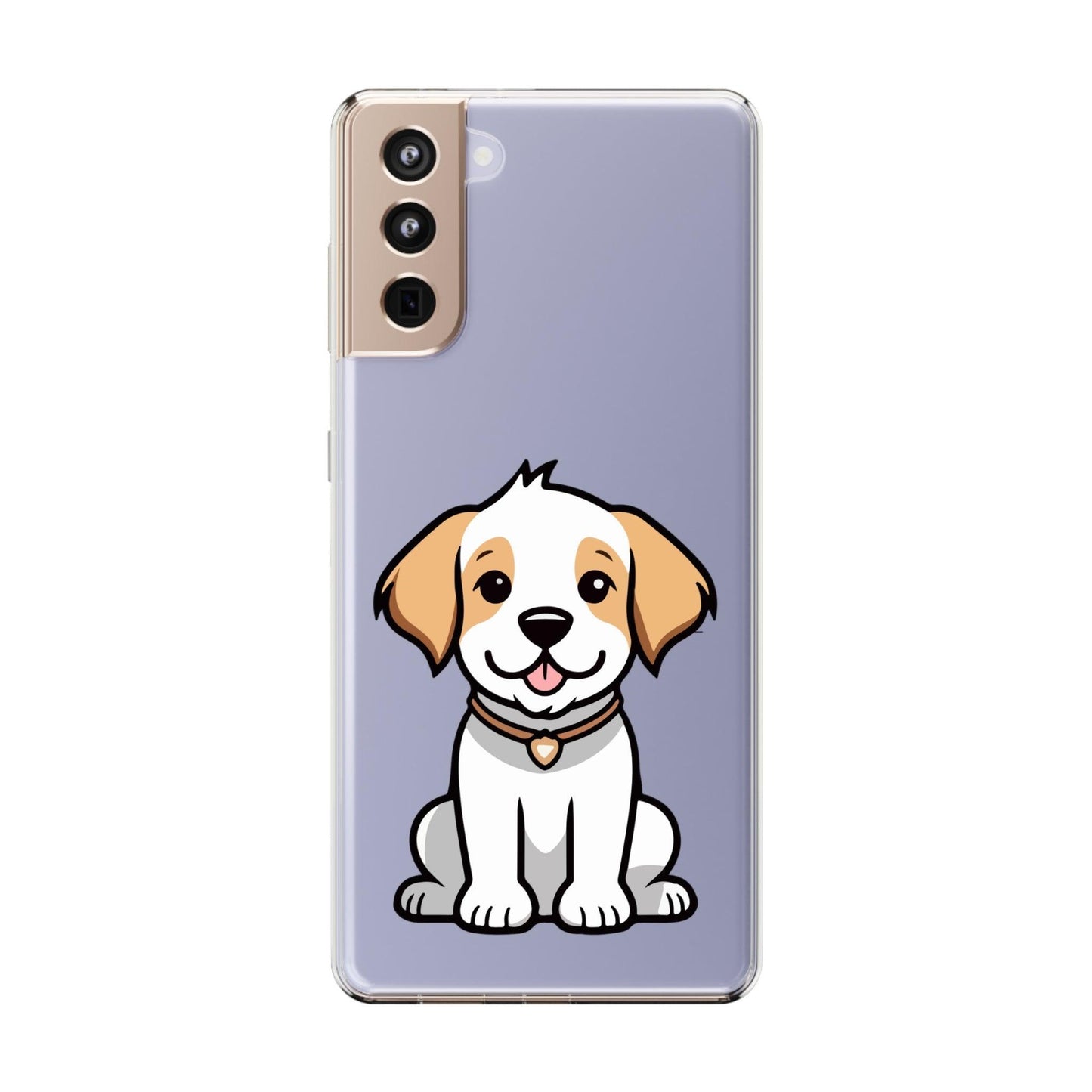 Clear Cases With Dog Printed
