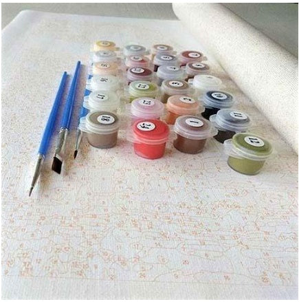 Cross-border one generation digital painting diy frameless custom