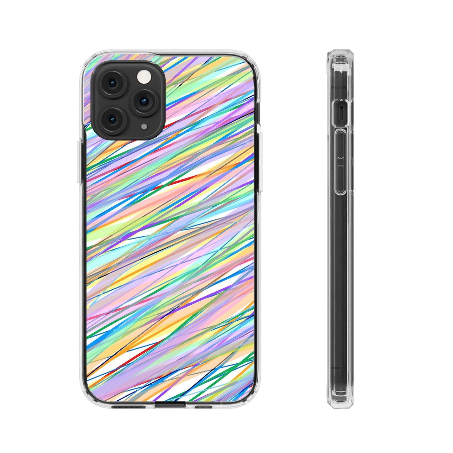 Threads Of Colors Clear Case