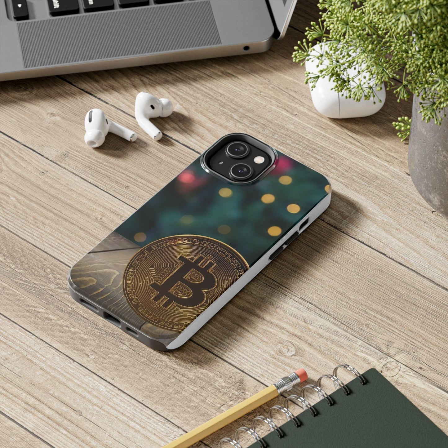 Crypto Bitcoin High Quality Printed Tough Phone Cases