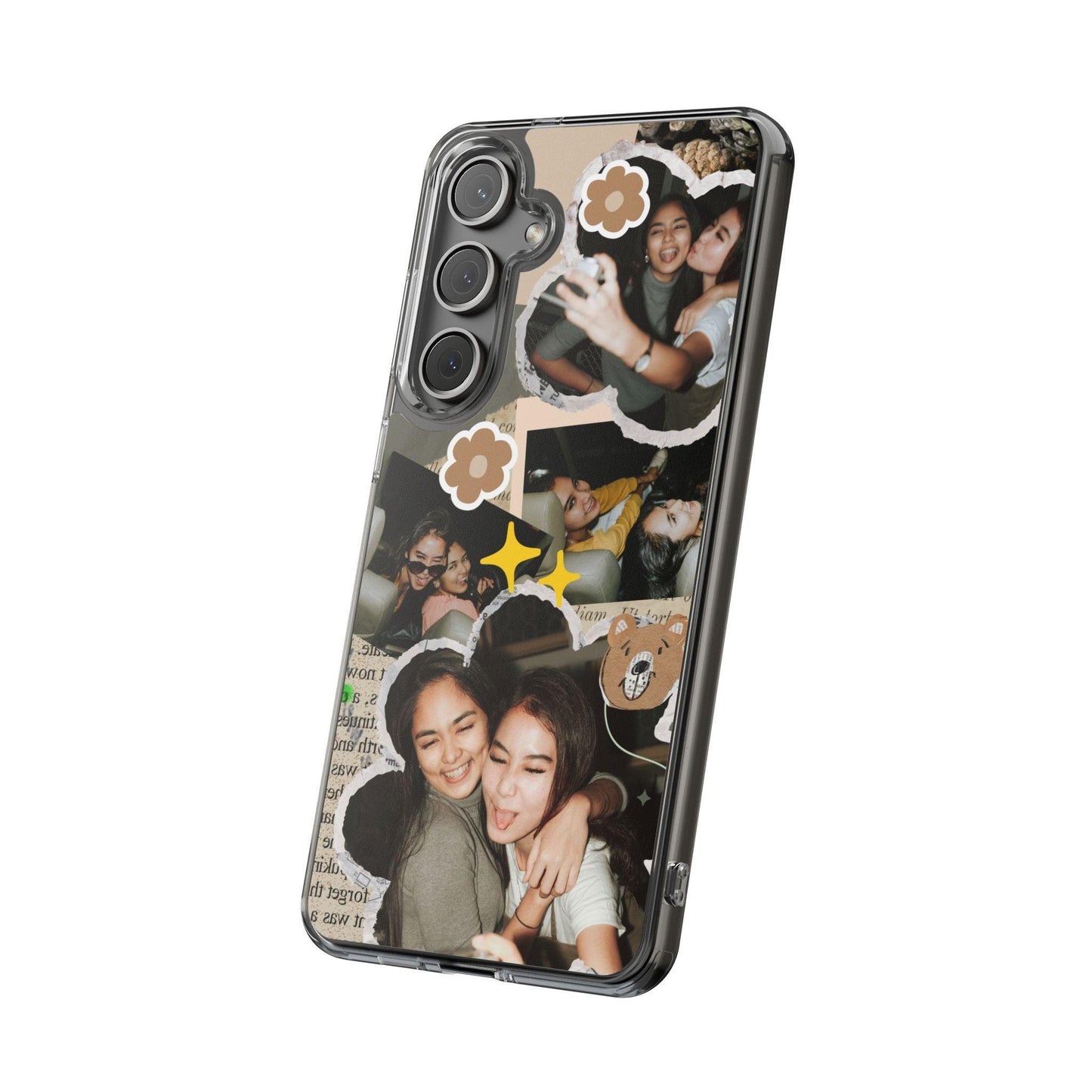 Memories In Retro Templet  Custom Printed Clear Cases