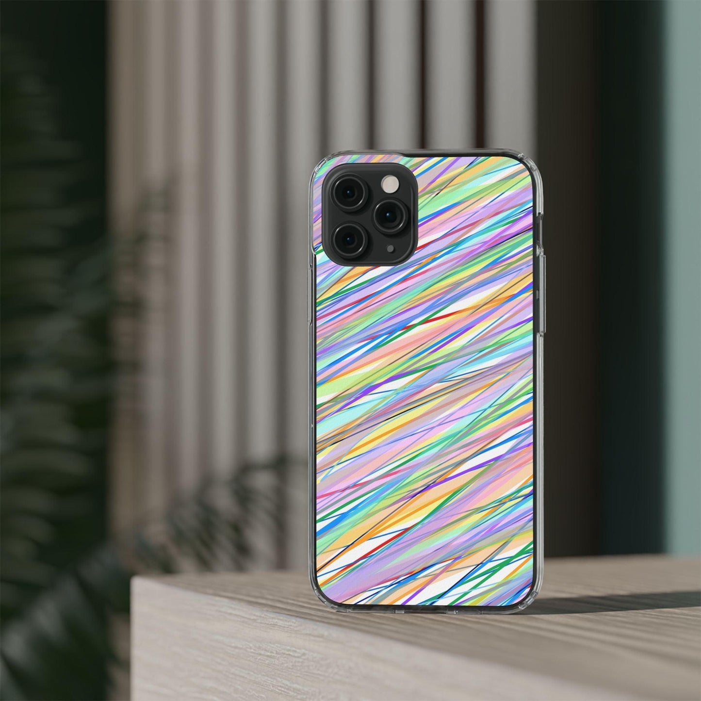 Threads Of Colors Clear Case