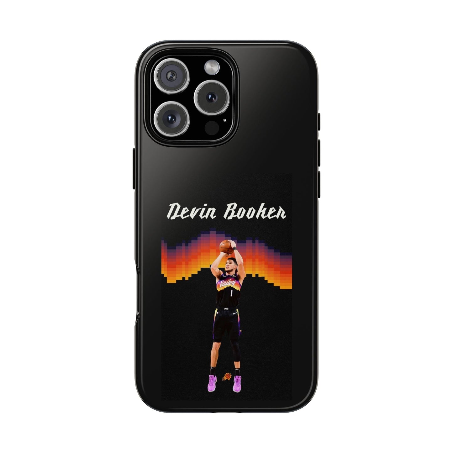 Devin Booker Precision Blaze Series – Dual-Layer ShockGuard Protection | Fits iPhone 8–16 Pro Max & Samsung Galaxy S10–S25 Ultra
