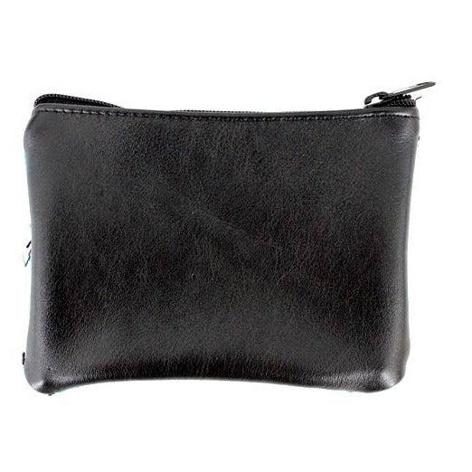 Leather Hmong Textile Upcycled One-of-a-kind Coin Purse - Thailand