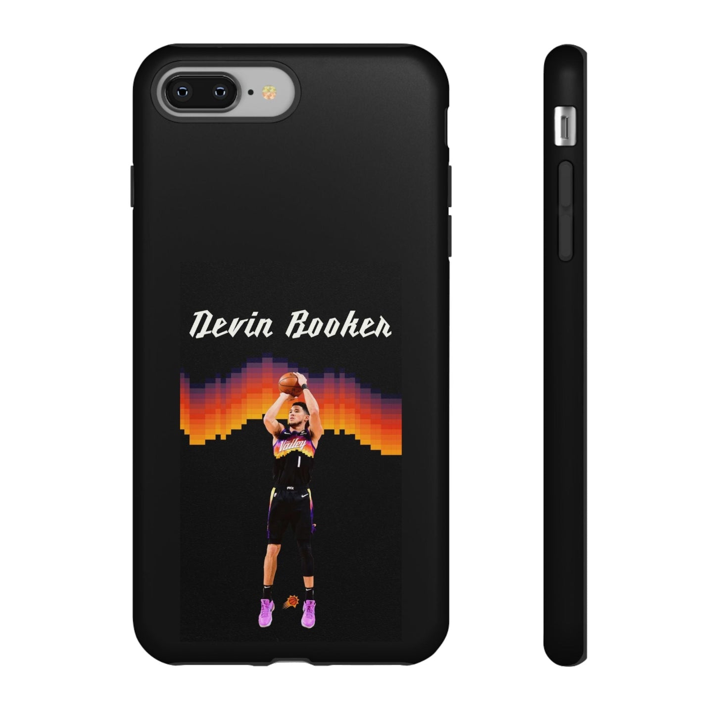 Devin Booker Precision Blaze Series – Dual-Layer ShockGuard Protection | Fits iPhone 8–16 Pro Max & Samsung Galaxy S10–S25 Ultra