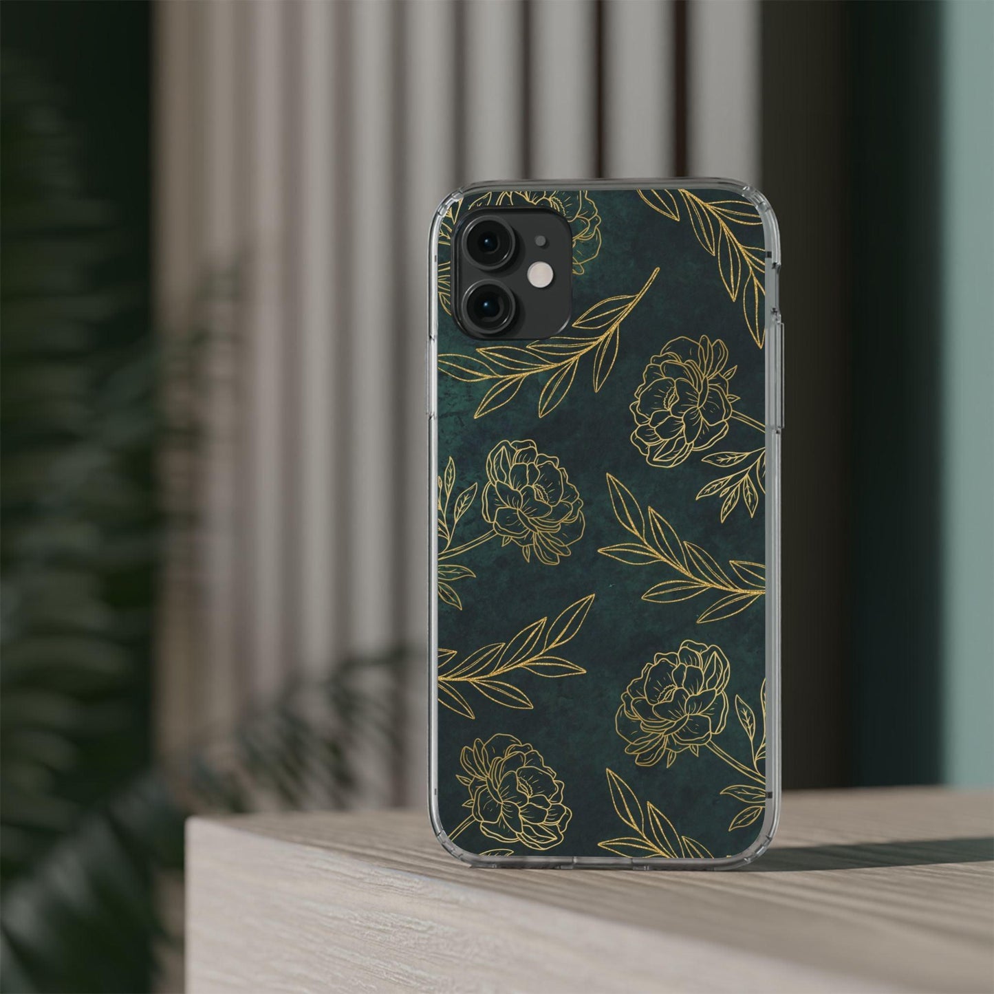 Floral Pattern Clear Cases