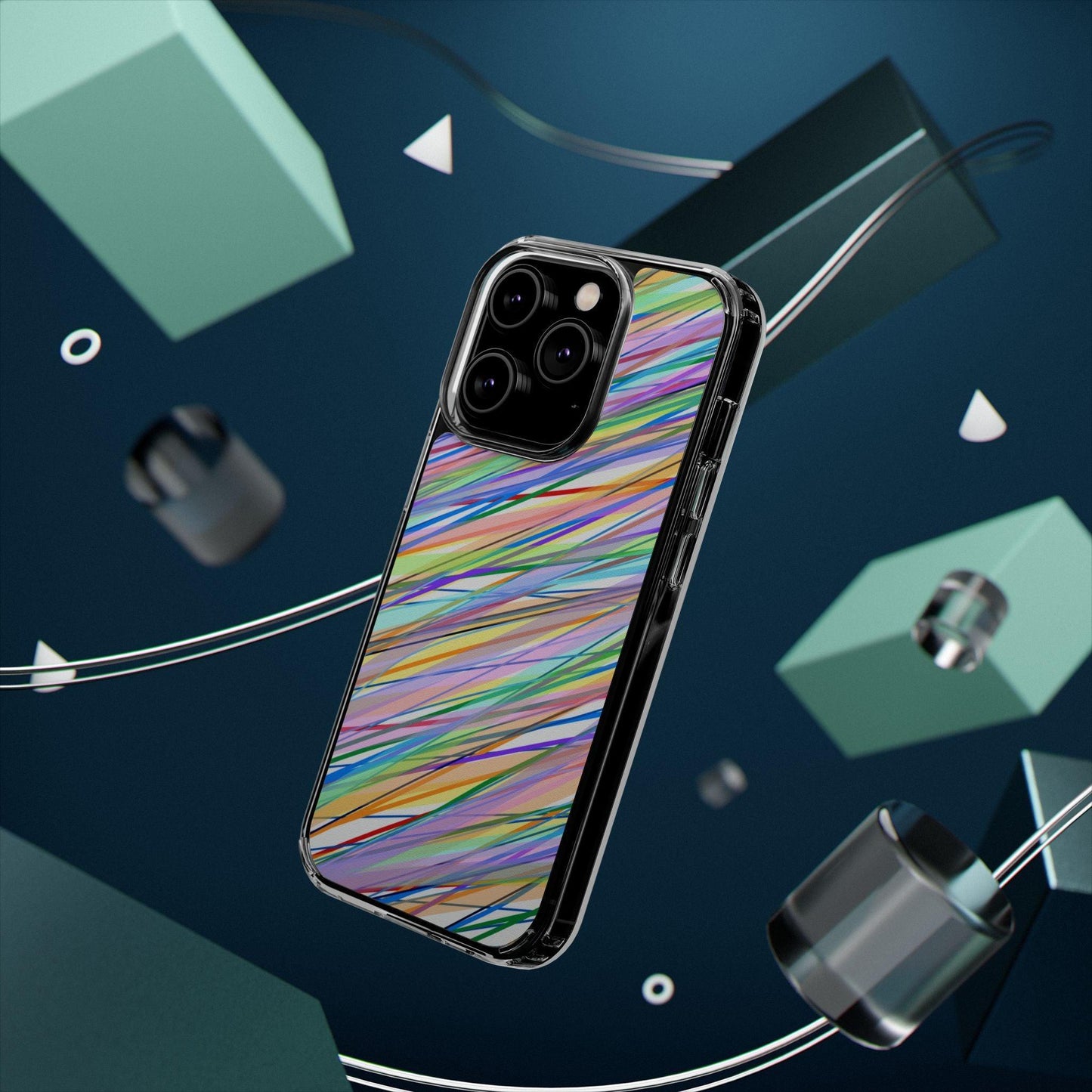 Threads Of Colors Clear Case