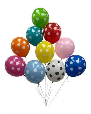 12" Polka Dots (12 packs/8ct)