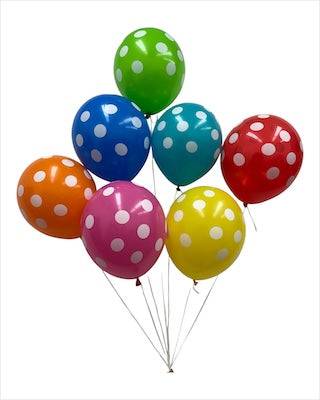 12" Polka Dots (72ct)